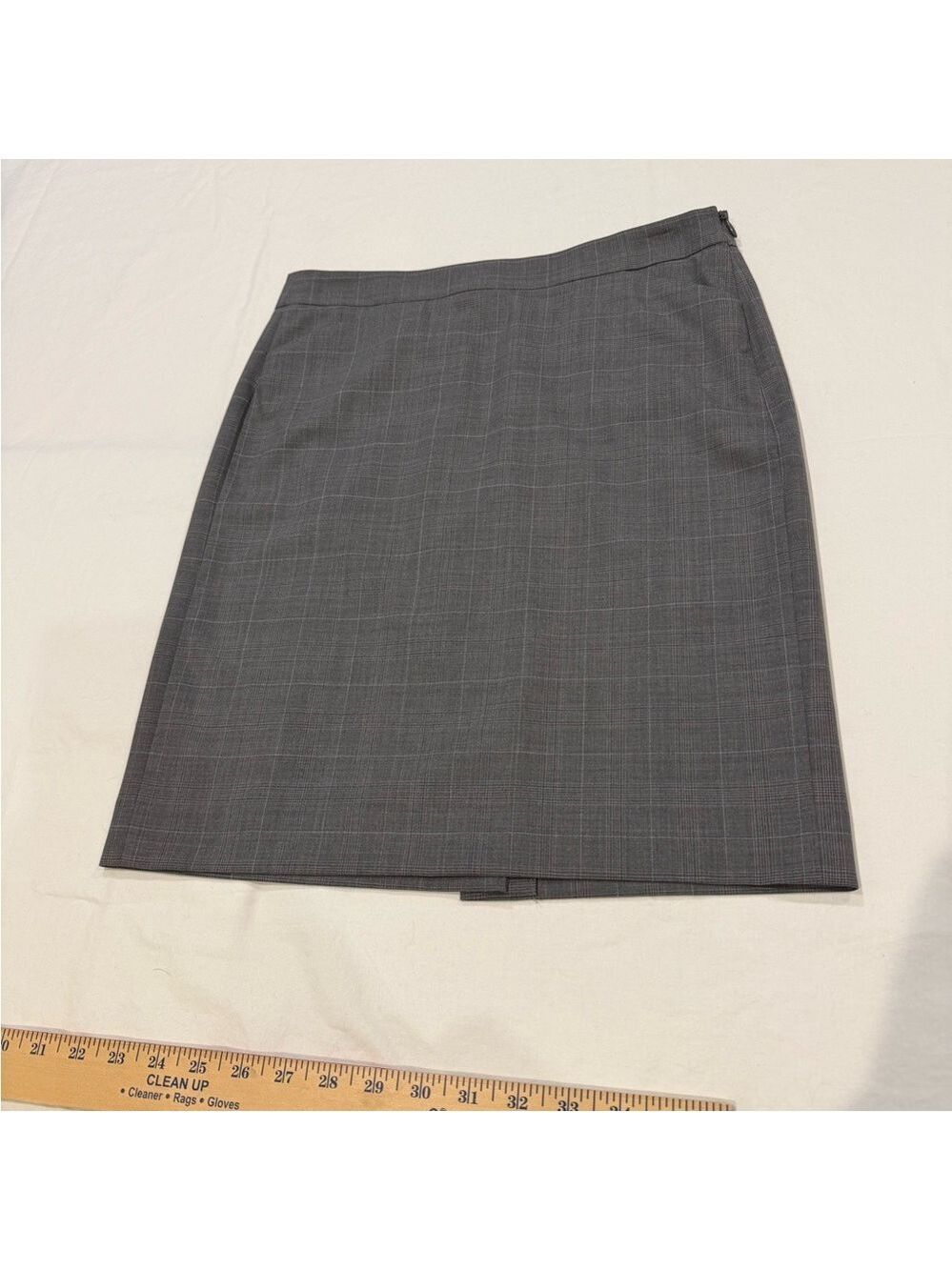 Theory Grey Pencil Skirt Womens Size 0 Tailored Career Office - Picture 4 of 6